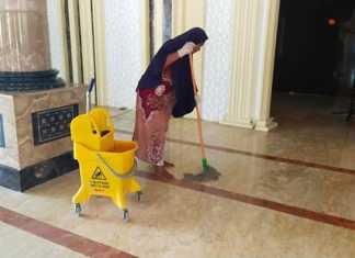 Masjid At Taubah Malanu, Bersihkan Masjid dan Programkan Pencegahan Wabah