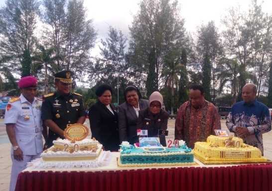 Upacara 20 Tahun Kota Sorong