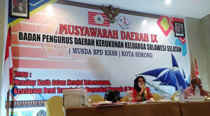 KKSS Kota Sorong Pilih Ketua Umum Melalui Musyawarah Daerah Suasana Musyawarah Daerah KKSS
