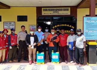Tim Satgas Covid-19 GP Ansor Kab. Sorong Bersama FKUB Cegah Penyebaran Virus Corona