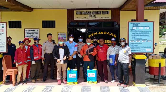 Tim Satgas Covid-19 GP Ansor Kabupaten Sorong Bersama FKUB Cegah Penyebaran Virus Corona Tim Satgas Covid-19 GP Ansor Kab. Sorong Bersama FKUB Cegah Penyebaran Virus Corona