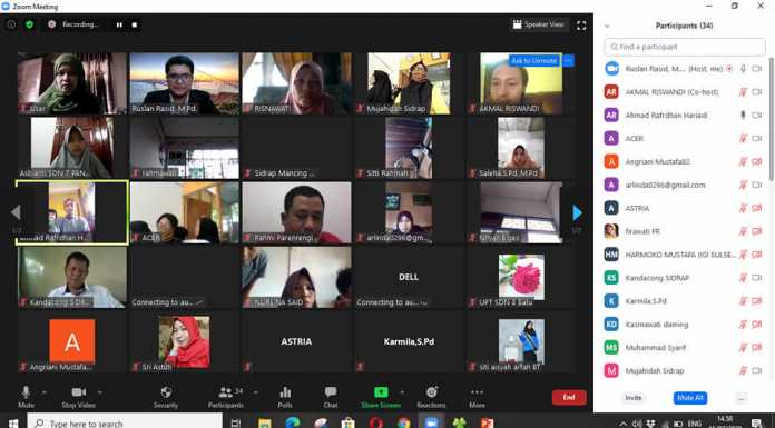 Dampingi Proses Peningkatan Kapasitas Guru, SEAAM dan Ganggawa Institut Selenggarakan Workshop Daring