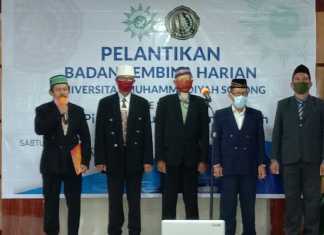 PP Muhammadiyah Lantik BPH Universitas Muhammadiyah Sorong, Diantaranya Syaiful Maliki Anggota DPR Papua Barat