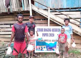 Peduli Muslim Papua Barat, Bunda Shinta Tebar Daging Qurban melalui Yayasan Malanu Peradaban