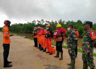 Hilman Djafar Mengikuti Apel Pencarian Korban Hanyut