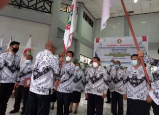 Pelantikan/Pengukuhan pengurus PGRI Kab.Manokwari