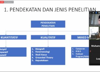 Journal Mistar Mengadakan Sekolah Riset Insan Akademis