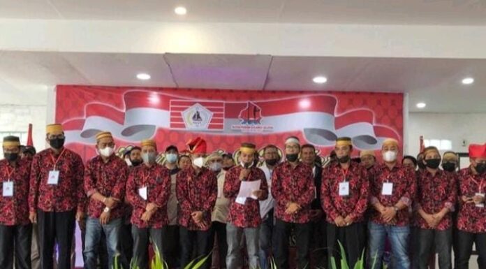 Pembacaan Naskah Deklarasi BPD IPSS Kota Sorong (Dokumentasi: SorongTerkini.id)