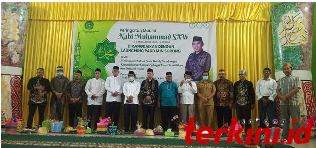 Dirangkaikan Peringatan Maulid Nabi Muhammad SAW, IAIN Sorong Launching PAUD Baitul Ummah